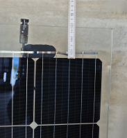 Sonnenkraft KPV GML NEC 310Wp 2x3 mm Doppelglas-Modul, rahmenlos, ÜKZ, PERC, bifacial, transparent (1700 mm x 995 mm x 7 mm)