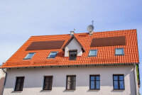 Sonnenkraft 400 Wp HC Alpin TERRACOTTA PV RAHMENMODUL Doppelglas 2x2mm terracotta Rahmen  (1748 mm x 1143 mm x 40 mm)
