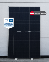 Sonnenkraft KPV GML 420Wp HC 2x4 mm Doppelglas-Modul, rahmenlos, ÜKZ, TOPCON, bifacial, transparent (1766 mm x 1165 mm x 9 mm)