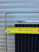 Sonnenkraft KPV GML 420Wp HC 2x4 mm Doppelglas-Modul, rahmenlos, ÜKZ, TOPCON, bifacial, transparent (1766 mm x 1165 mm x 9 mm)