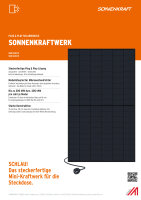 SONNENKRAFTWERK 400 W mit 120 TOPCON Halbzellen (16...