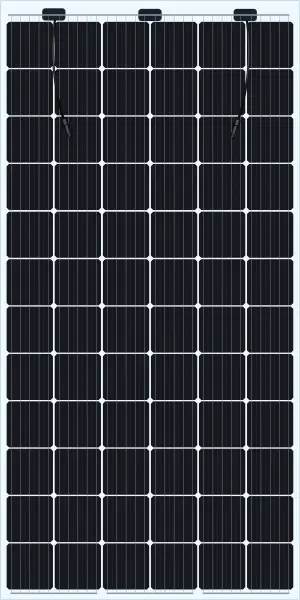 Sonnenkraft 360 Wp (2 x 4 mm) mit 72 Vollzellen, 2020 mm x 1015 mm x 9 mm