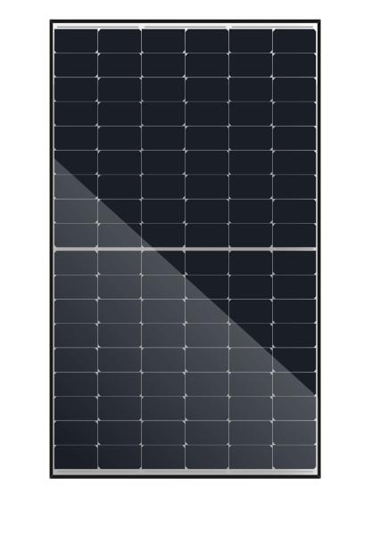Sonnenkraft KPV 480Wp HC NE 2x1,6 mm Doppelglas-Modul , schwarzer Rahmen, TOPCON, bifacial, fullblack (1800 mm x 1134 mm x 35 mm)