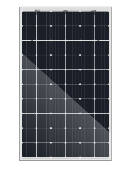 Sonnenkraft KPV GML NEC 300Wp 2x4 mm Doppelglas-Modul, rahmenlos, ÜKZ, PERC, bifacial, transparent (1700 mm x 1015 mm x 9 mm)