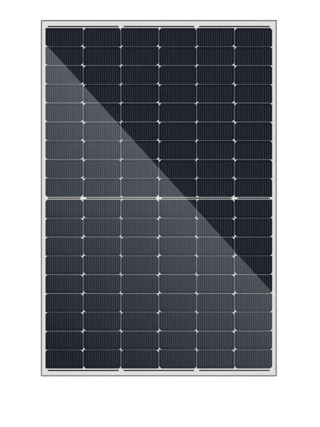 Sonnenkraft KPV GML 430Wp HC 2x3 mm Doppelglas-Modul, rahmenlos, ÜKZ, TOPCON, bifacial, transparent (1766 mm x 1165 mm x 7 mm)