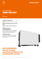 Sonnenkraft Projekt String Wechselrichter R100 100kW